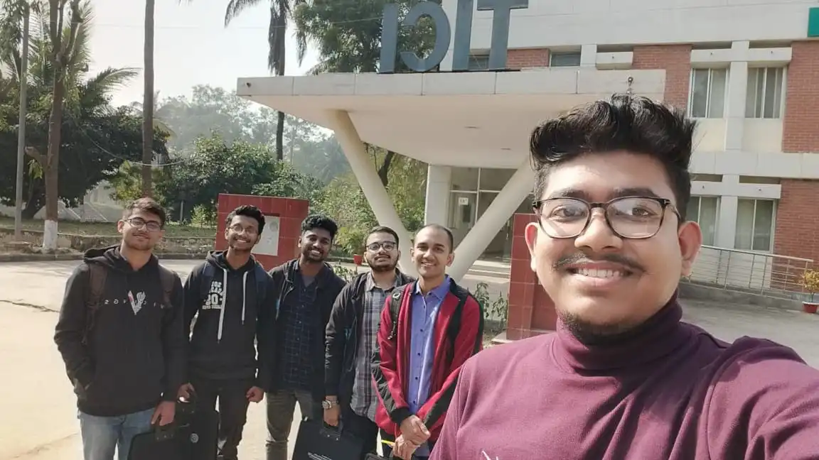 photo before starting the training